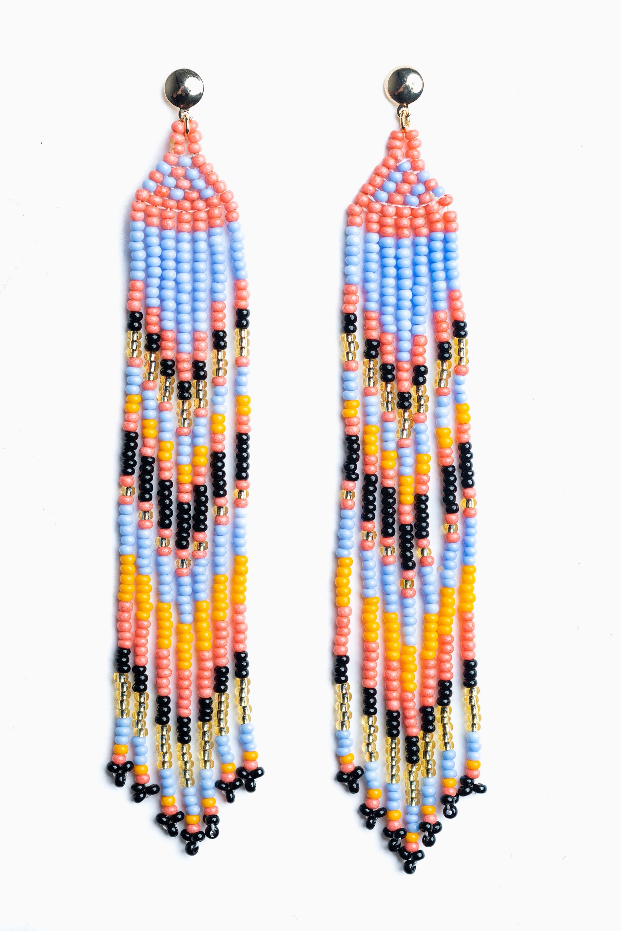 Pendientes en abalorios