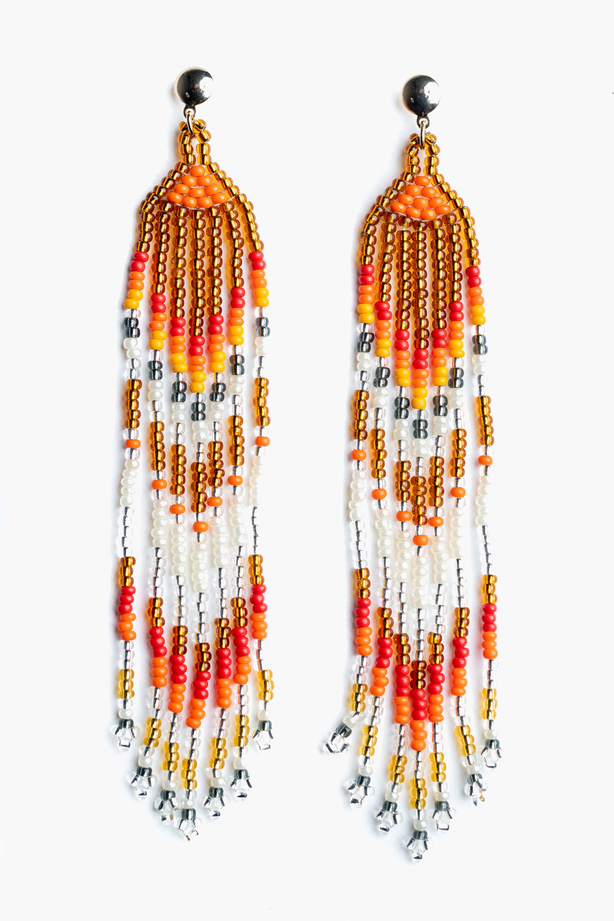 Pendientes en abalorios