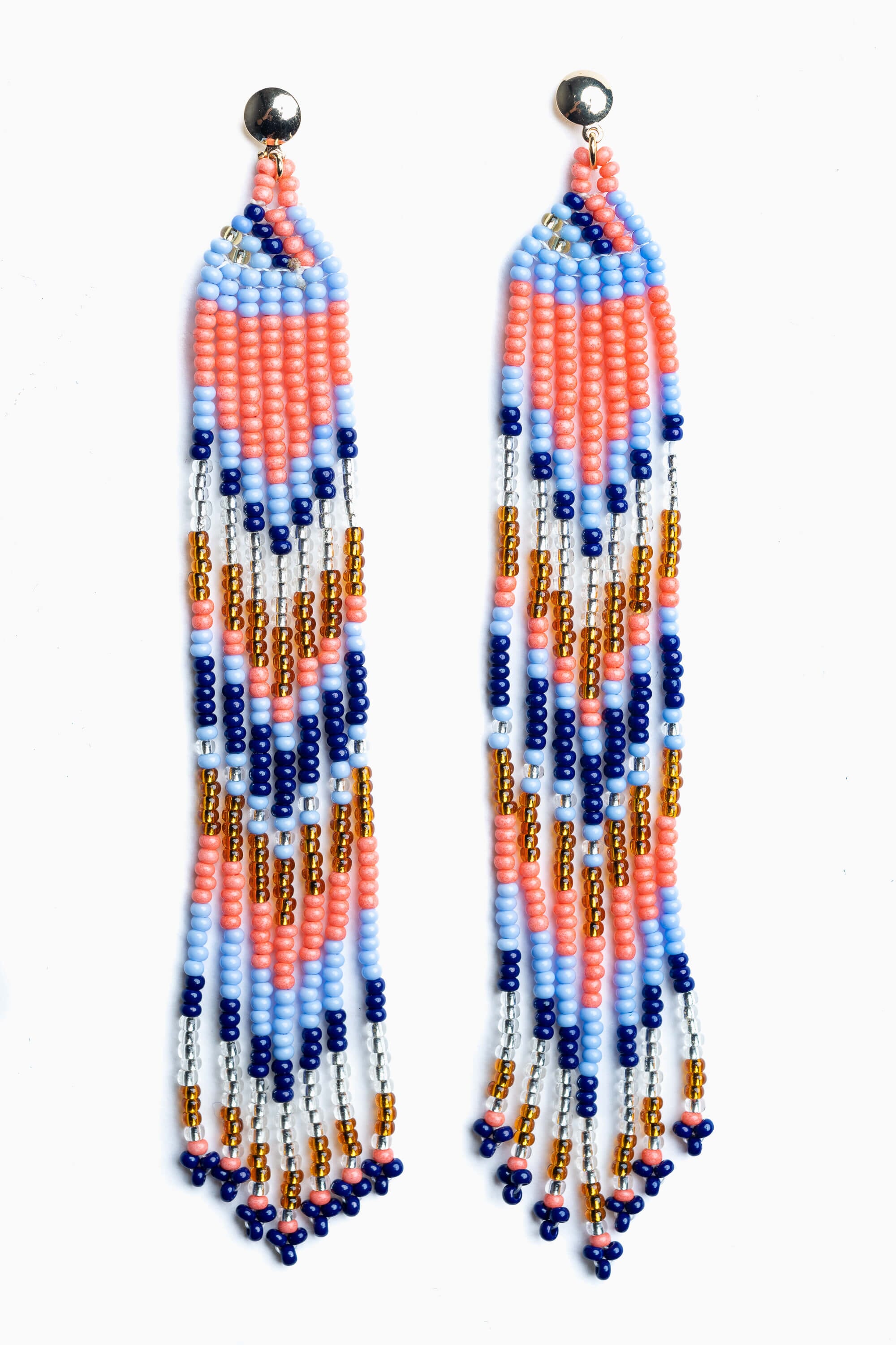 Pendientes en abalorios