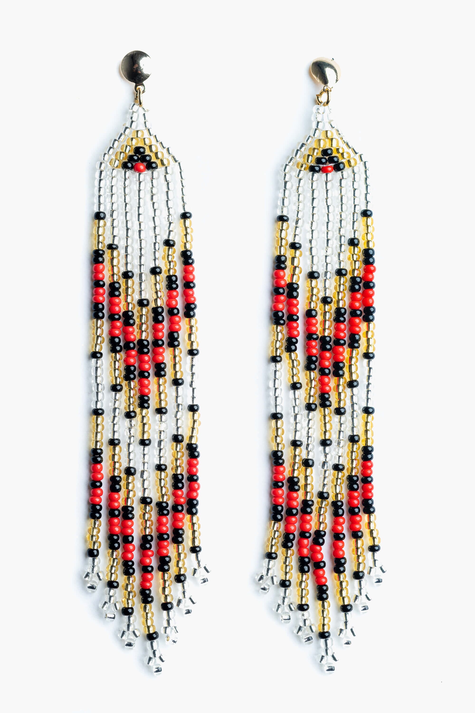 Pendientes en abalorios