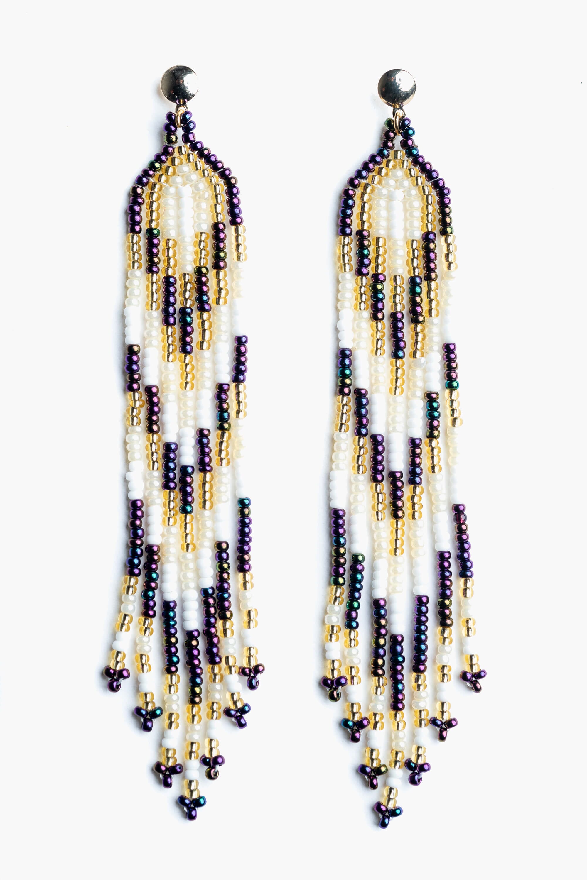 Pendientes en abalorios