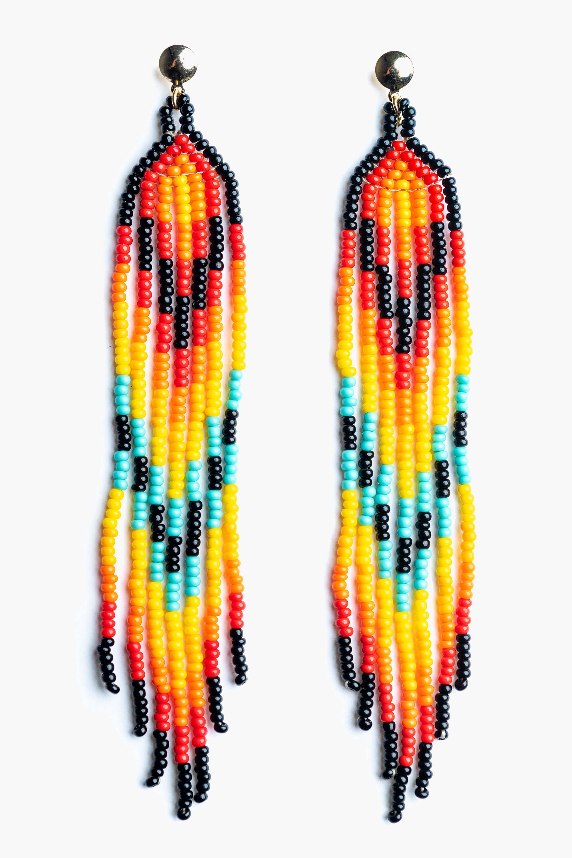 Pendientes en abalorios