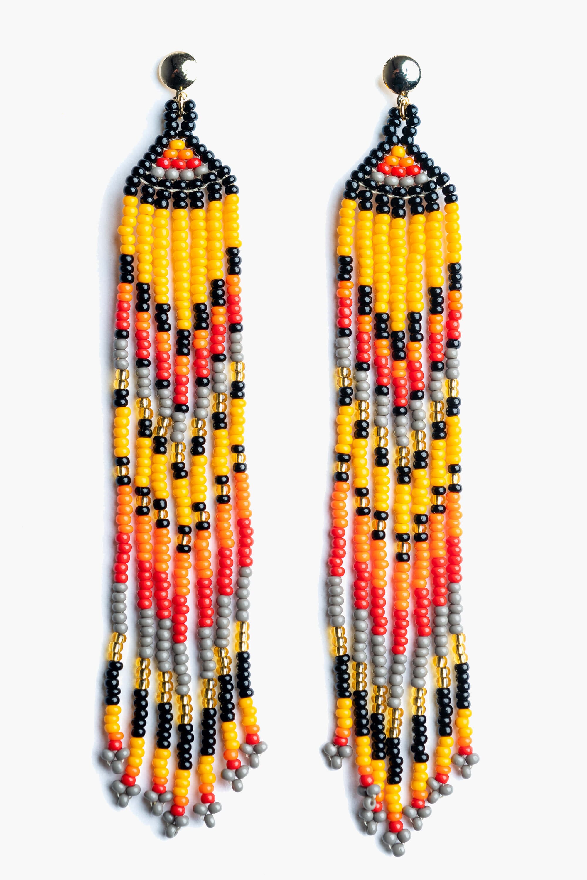 Pendientes en abalorios