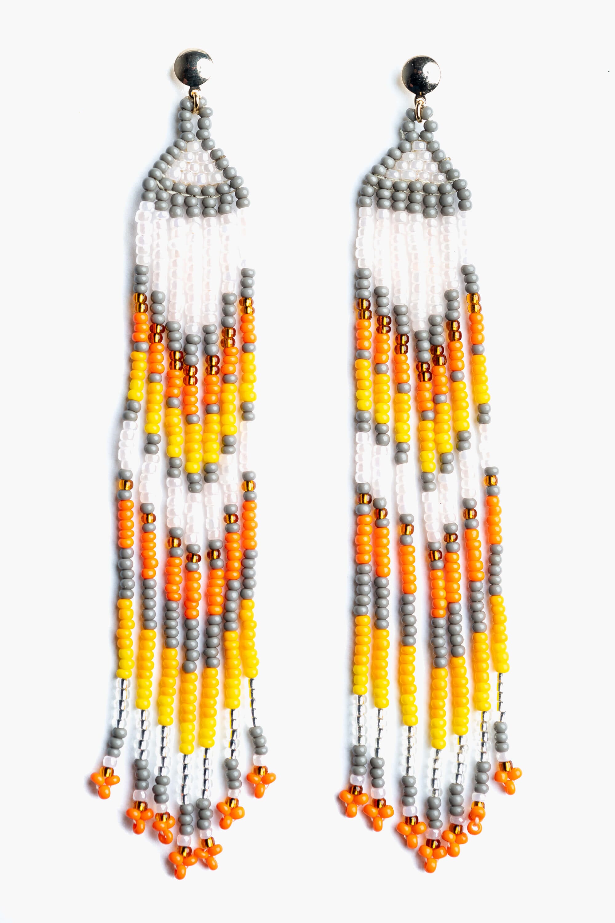 Pendientes en abalorios