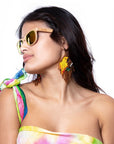 Pendientes en abalorios