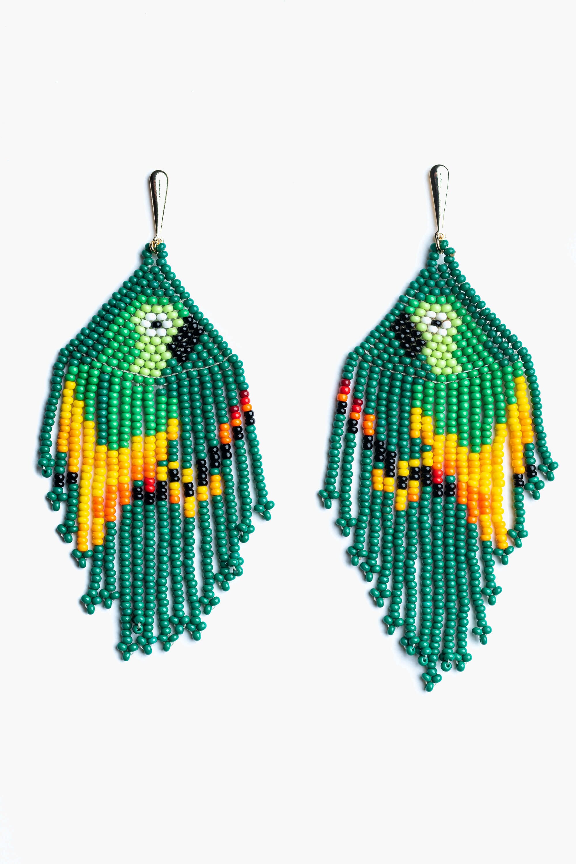 Pendientes en abalorios