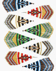 Pendientes grandes en abalorios