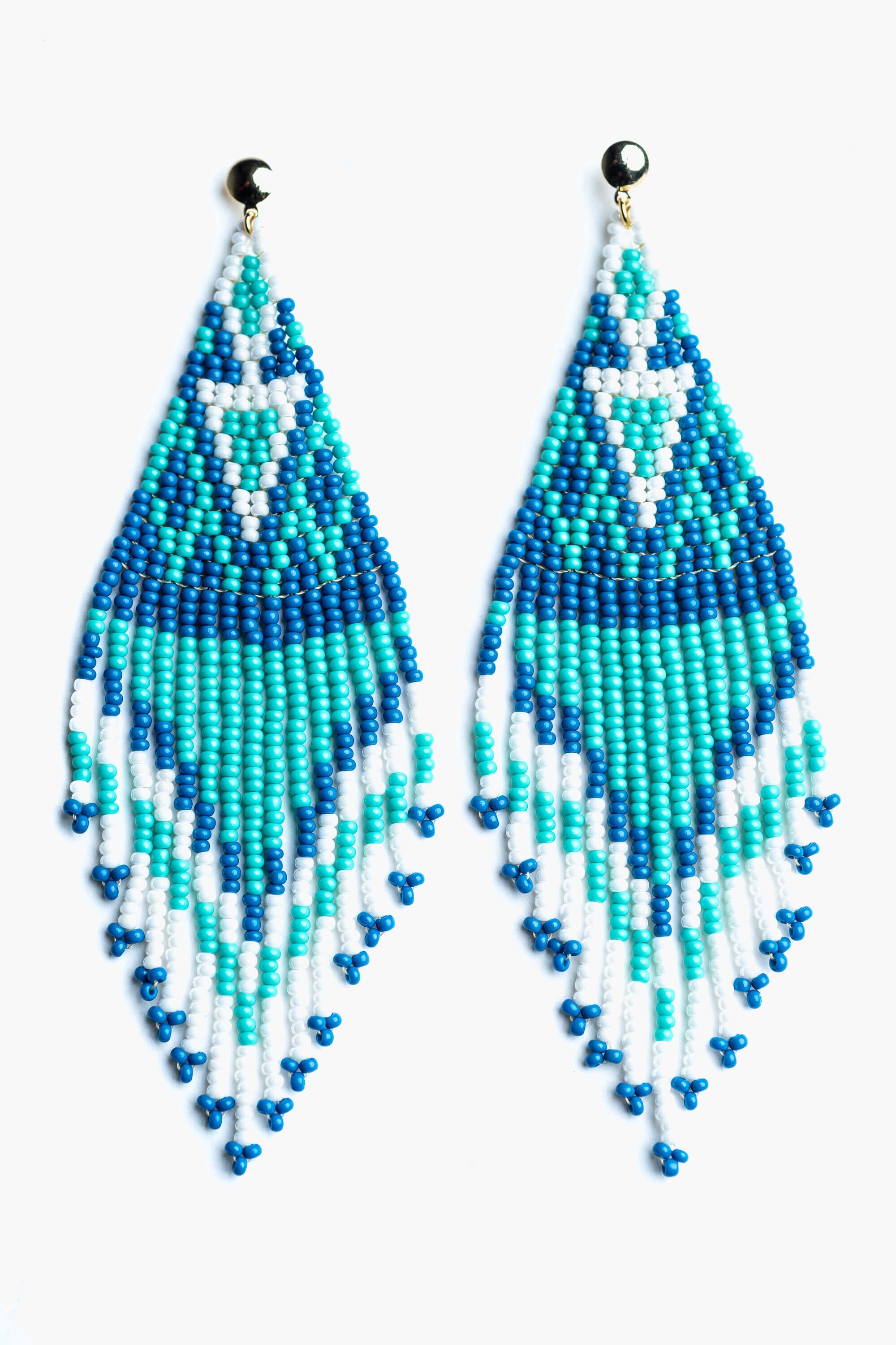 Pendientes en abalorios