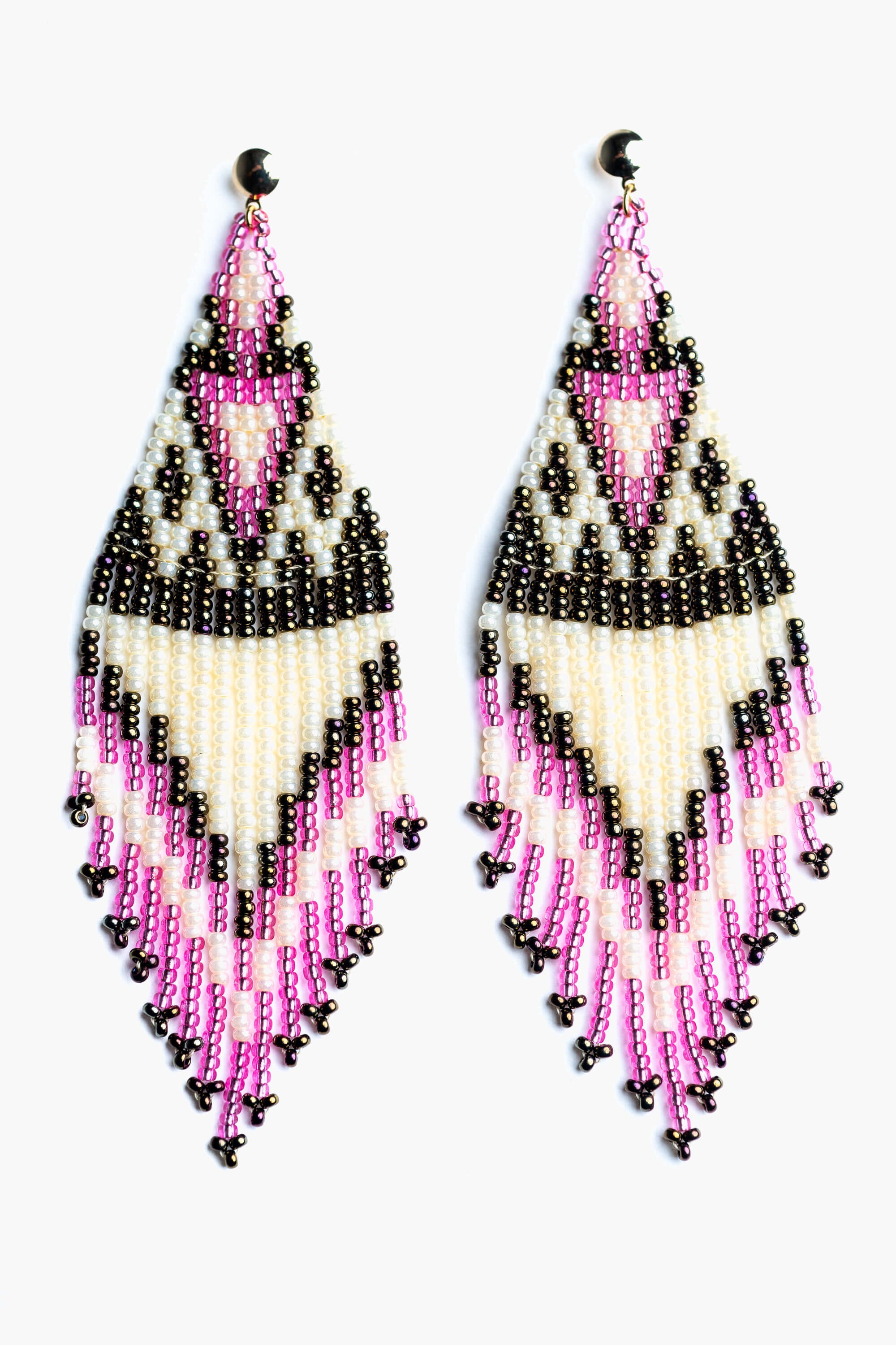 Pendientes en abalorios