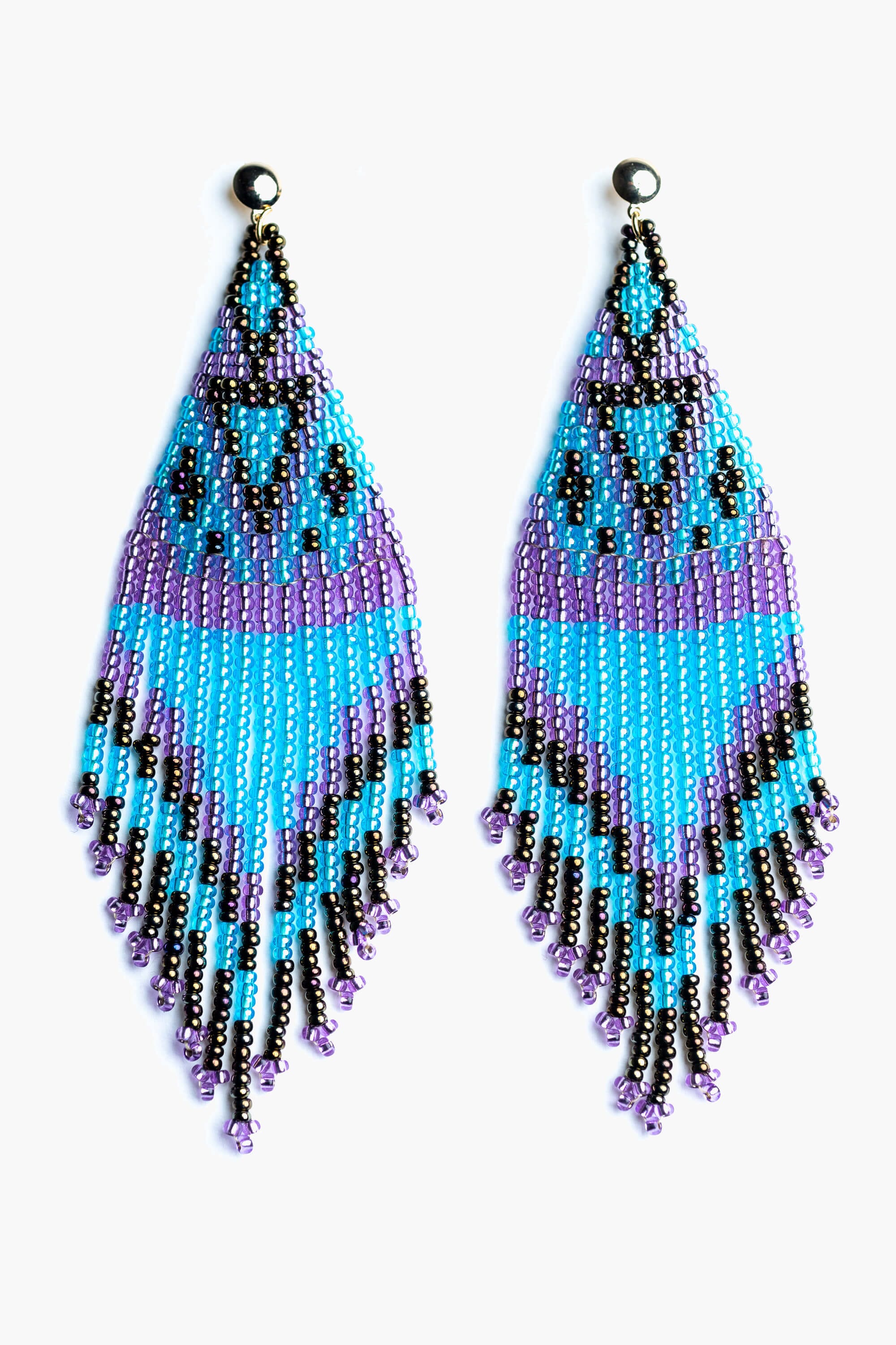 Pendientes en abalorios