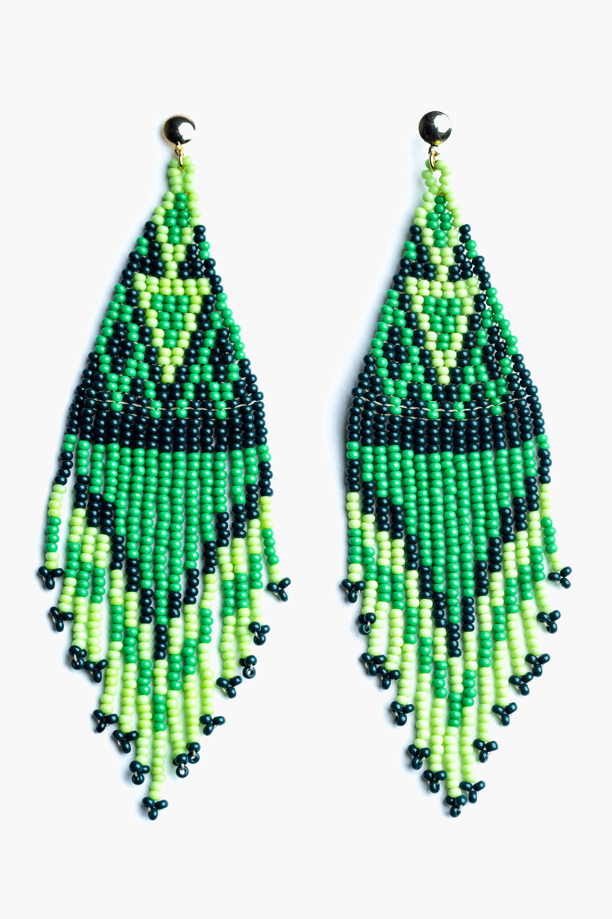 Pendientes en abalorios