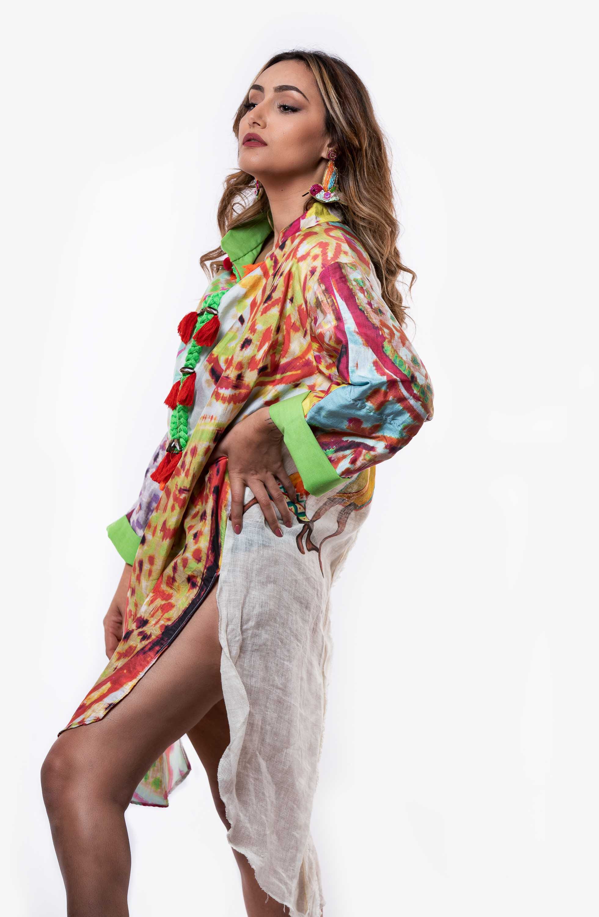 Pendientes en abalorios y lentejuelas