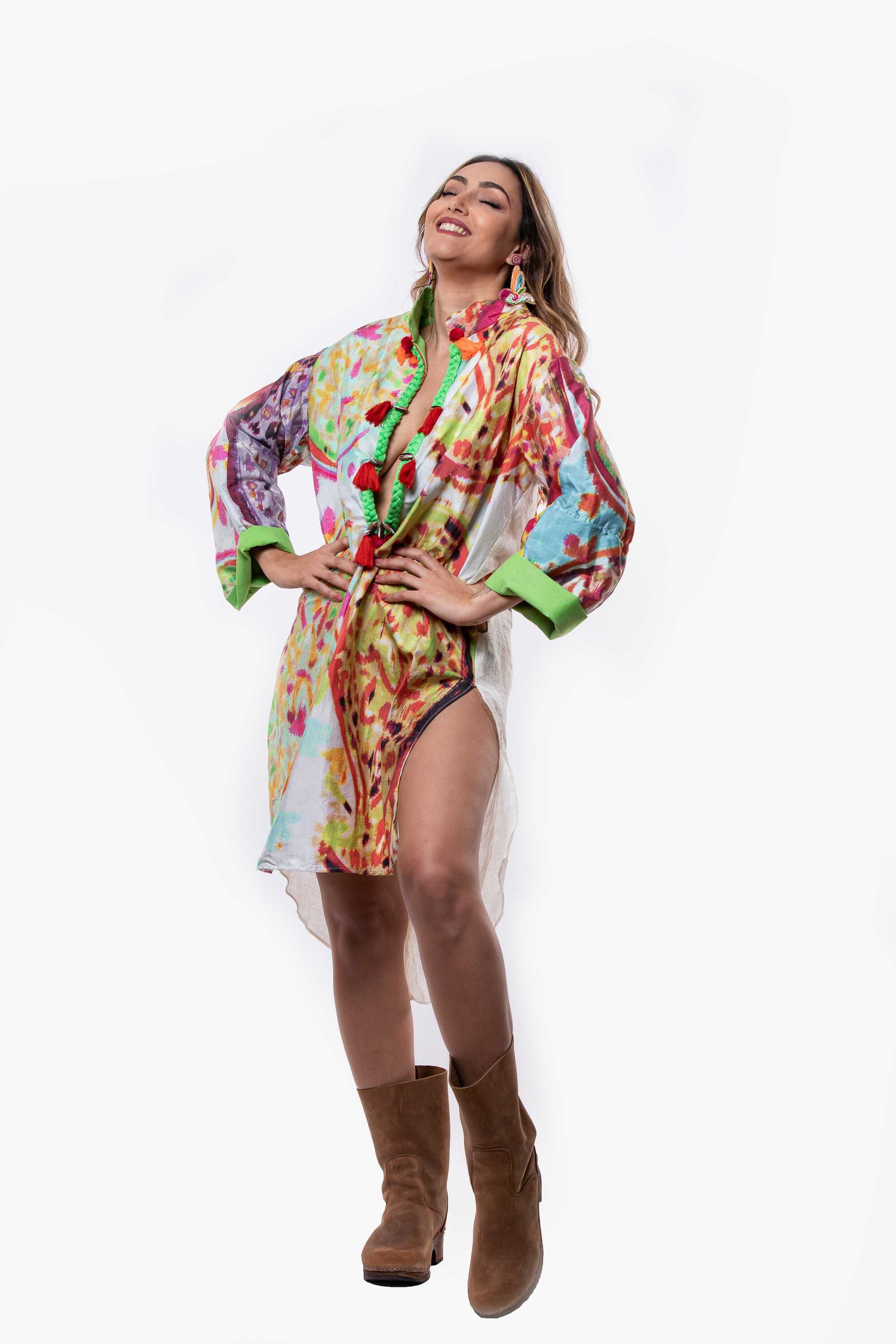 Pendientes en abalorios y lentejuelas