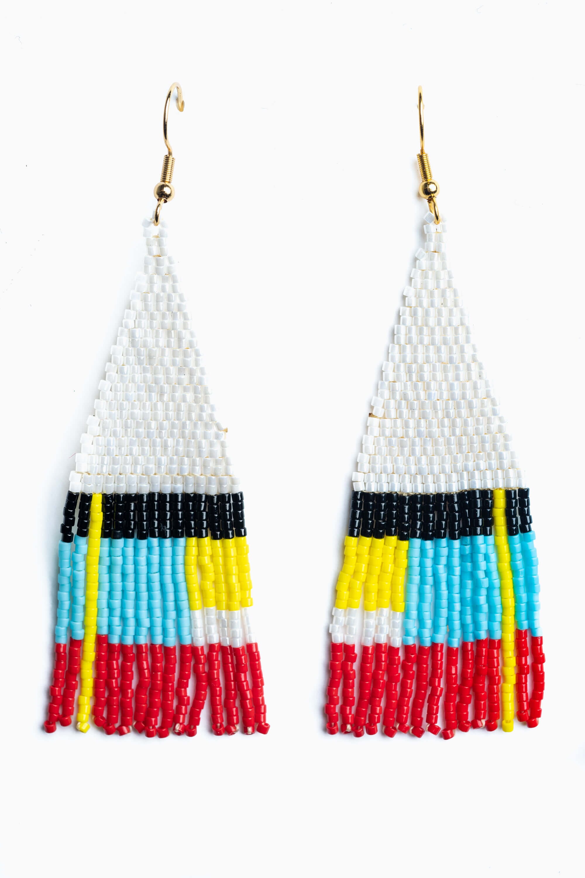 Pendientes en abalorios de cristal miyuki