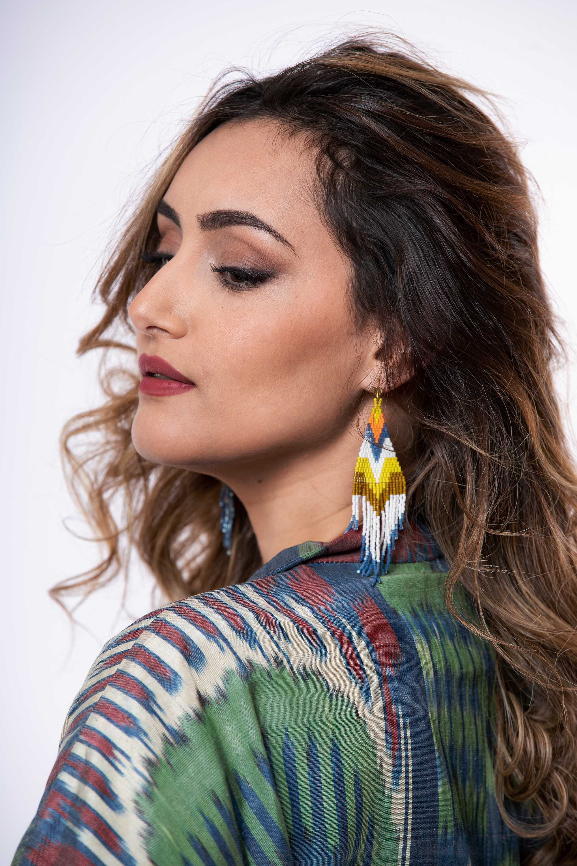 Pendientes en abalorios de cristal miyuki