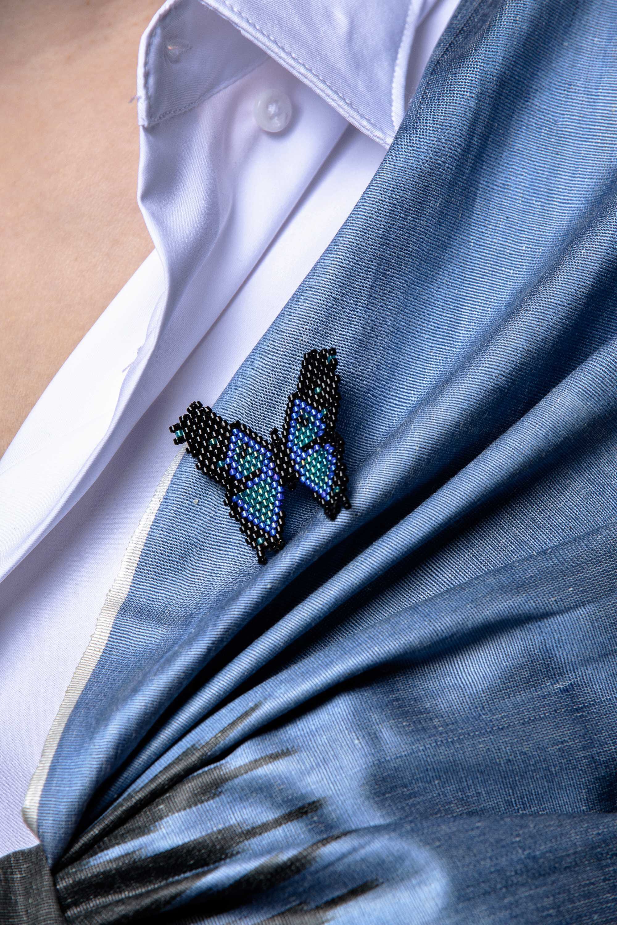 Broche en abalorios miyuki