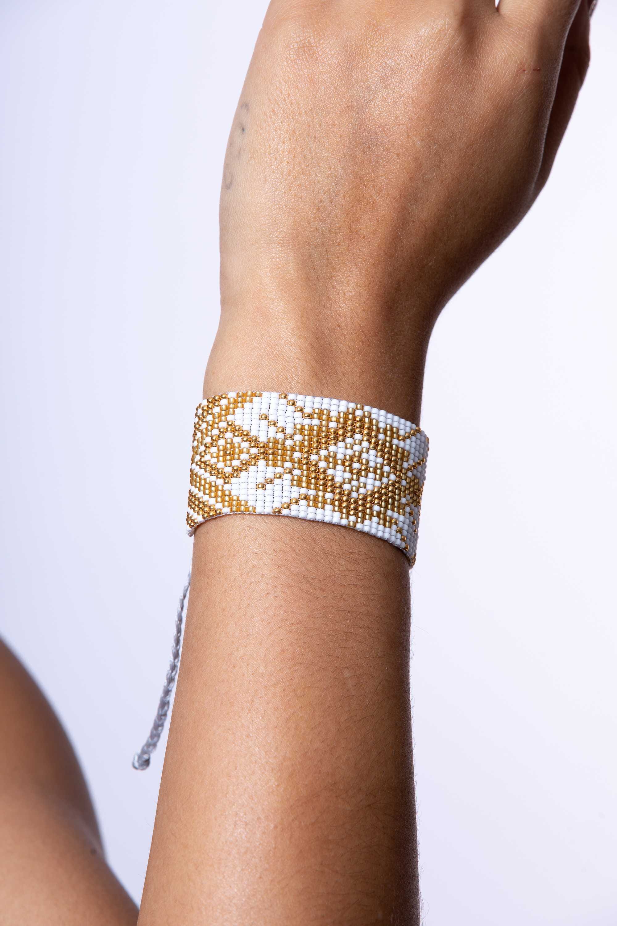 Pulsera en abalorios de cristal miyuki