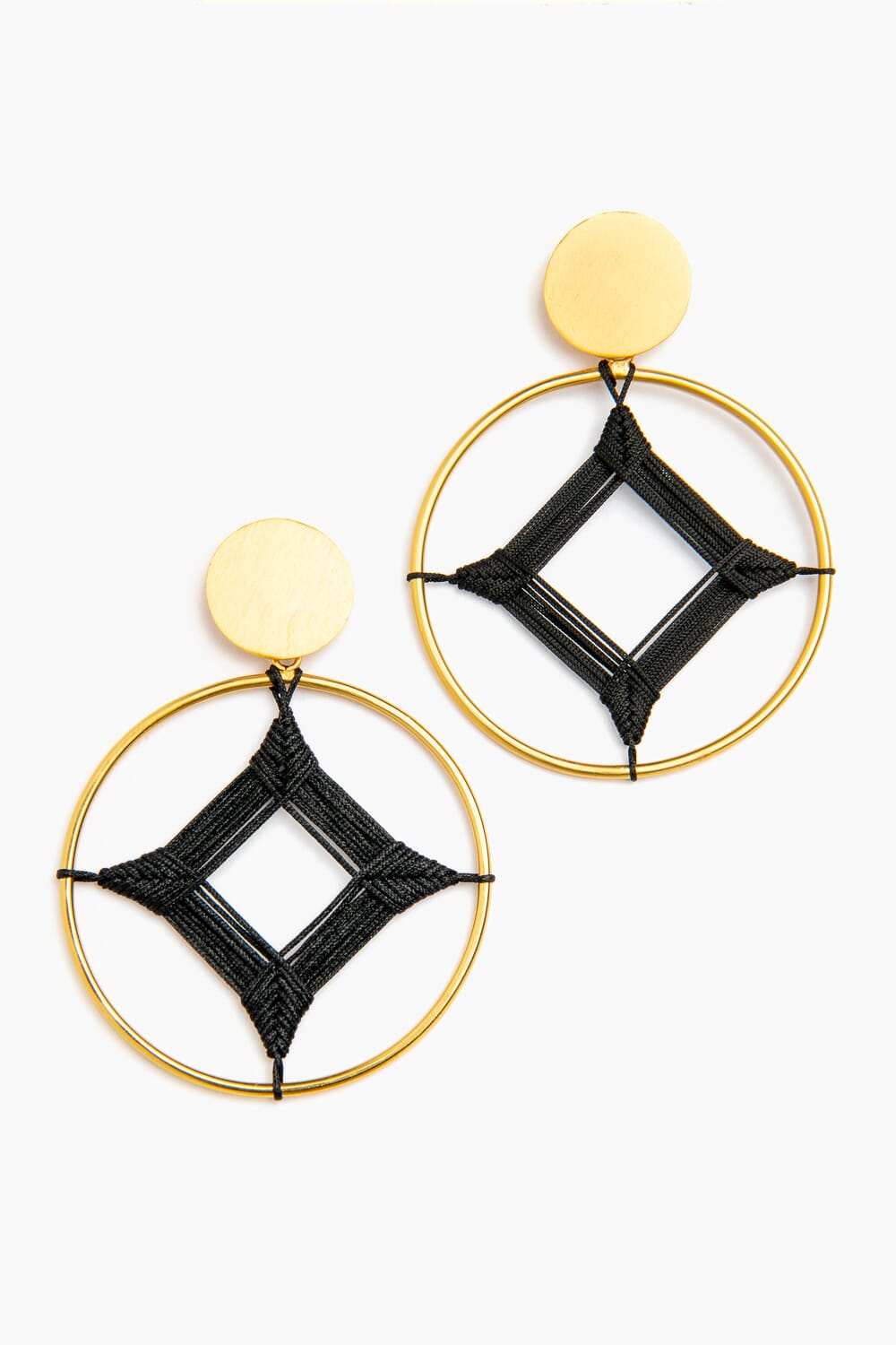 Pendientes baño oro 24 k