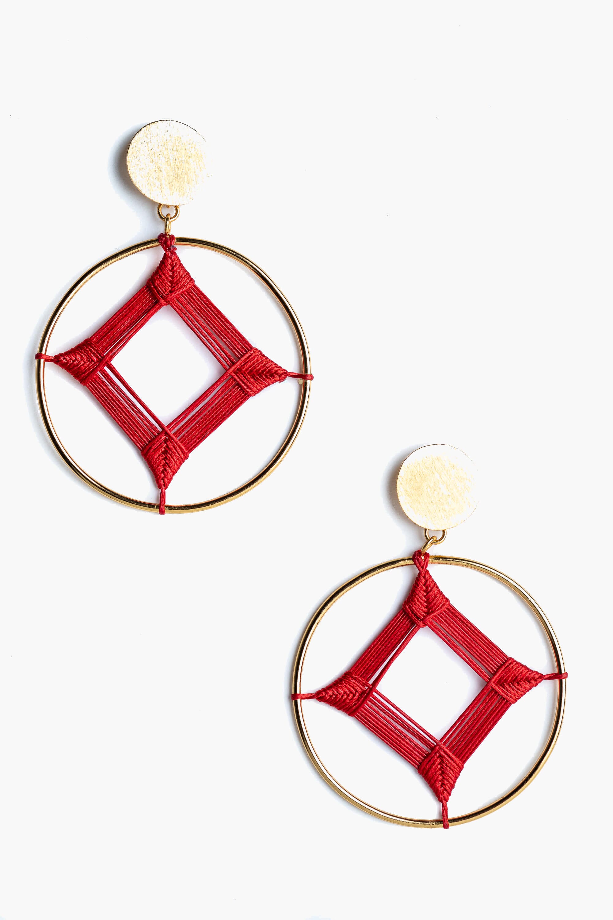 Pendientes baño oro 24 k