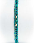 Pulsera hilos con dos bolitas de oro