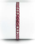 Pulsera hilos con bolitas plata