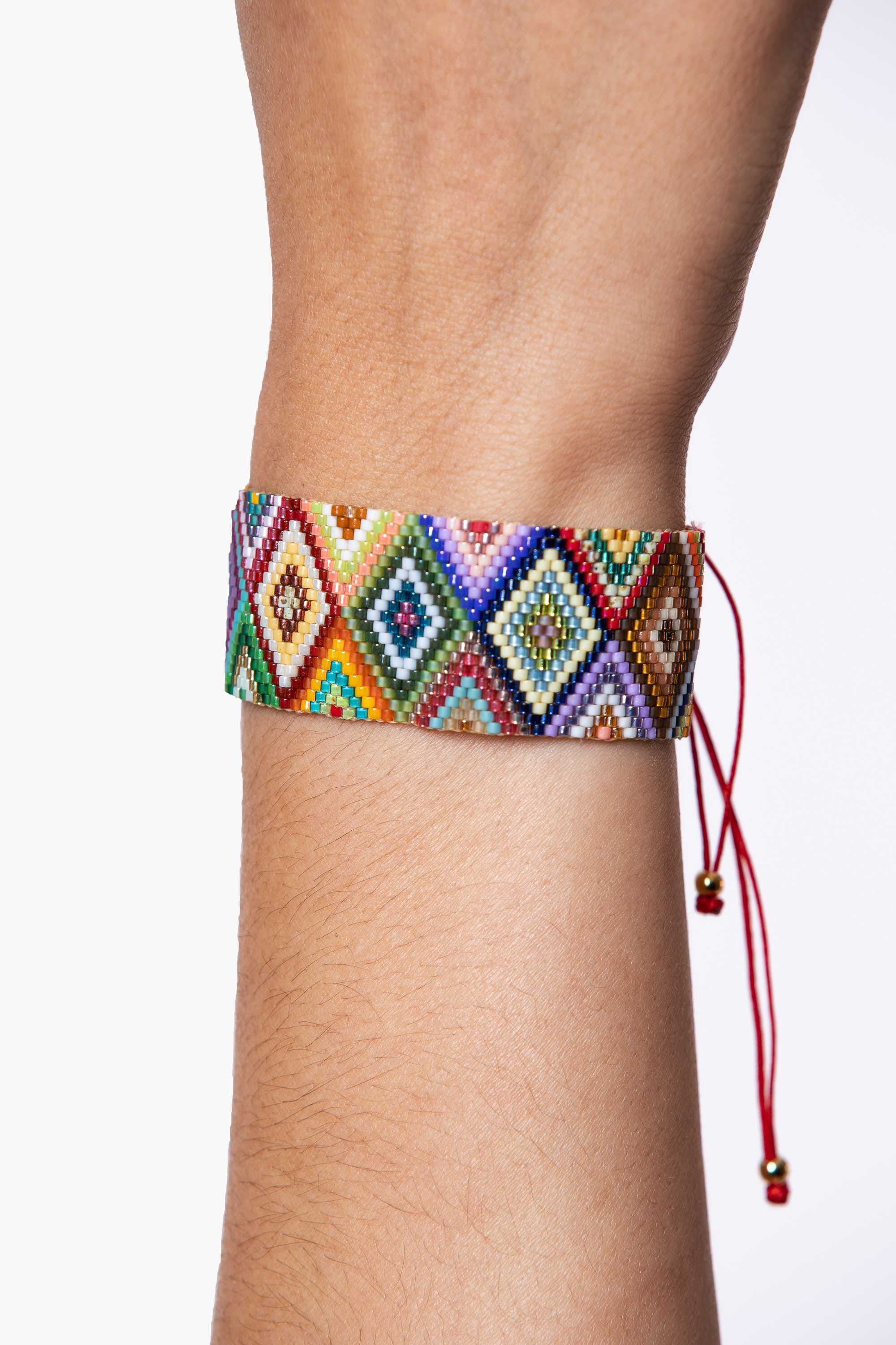 Pulsera en abalorios de cristal miyuki