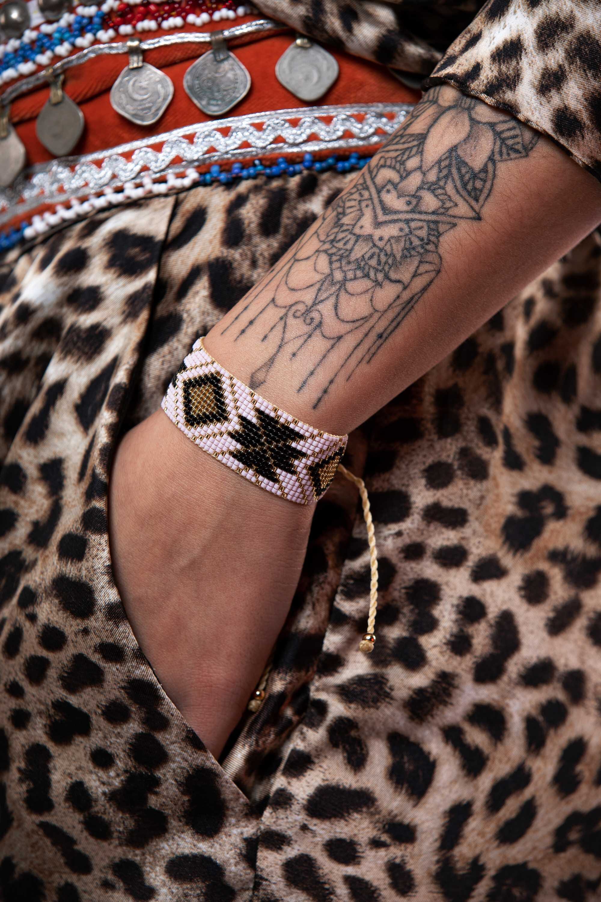 Pulsera en abalorios de cristal miyuki