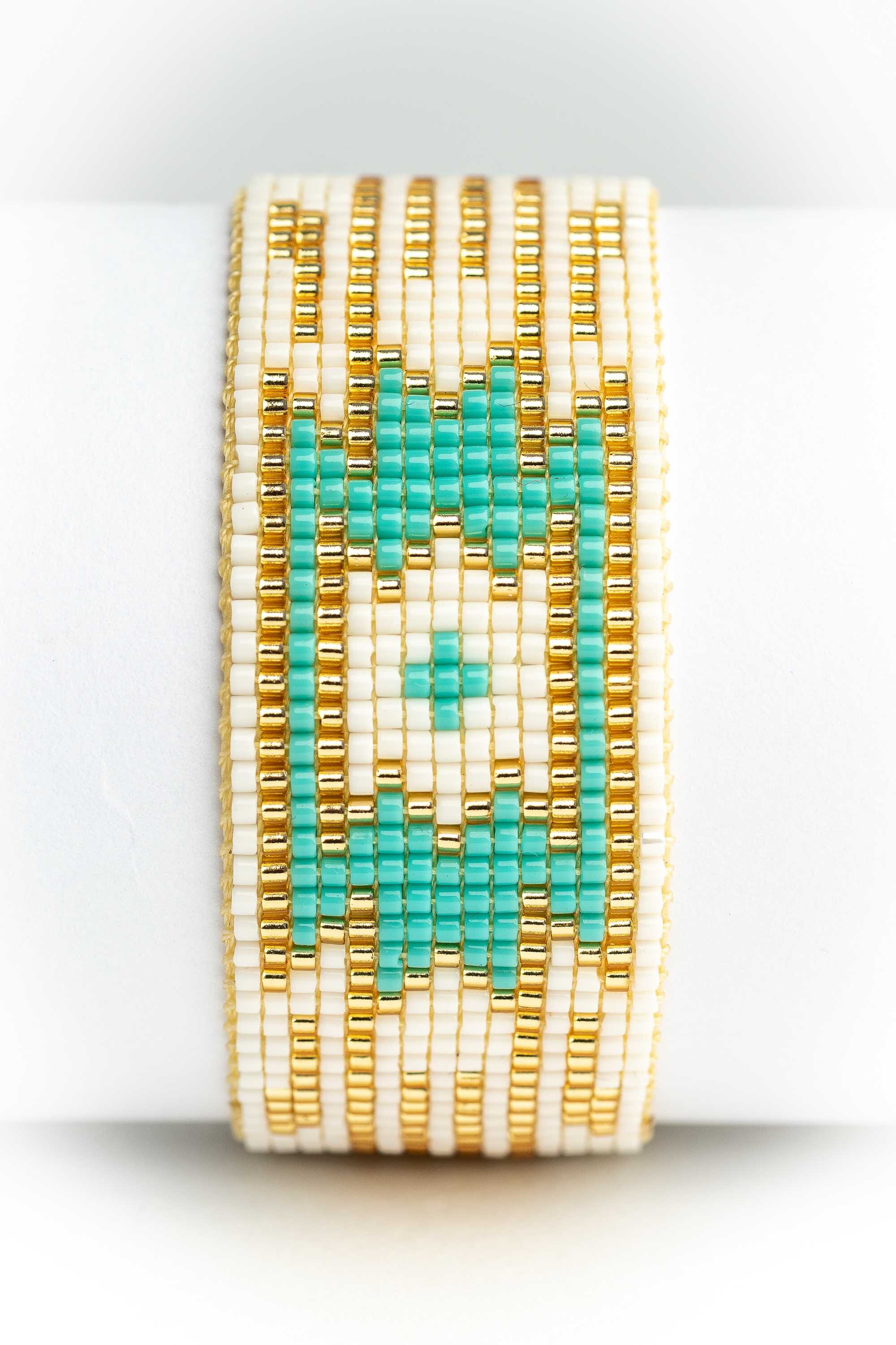 Pulsera en abalorios de cristal miyuki