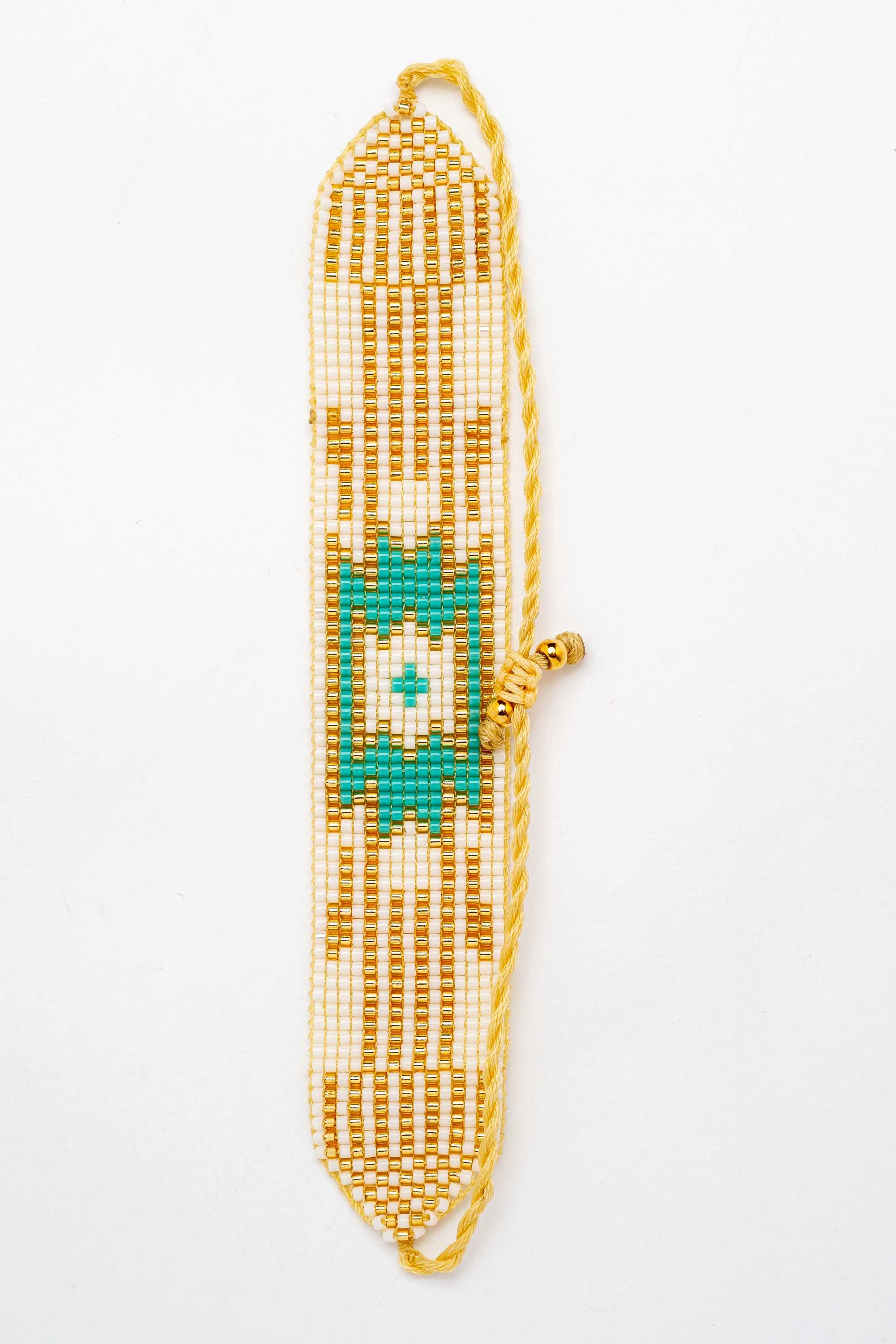 Pulsera en abalorios de cristal miyuki