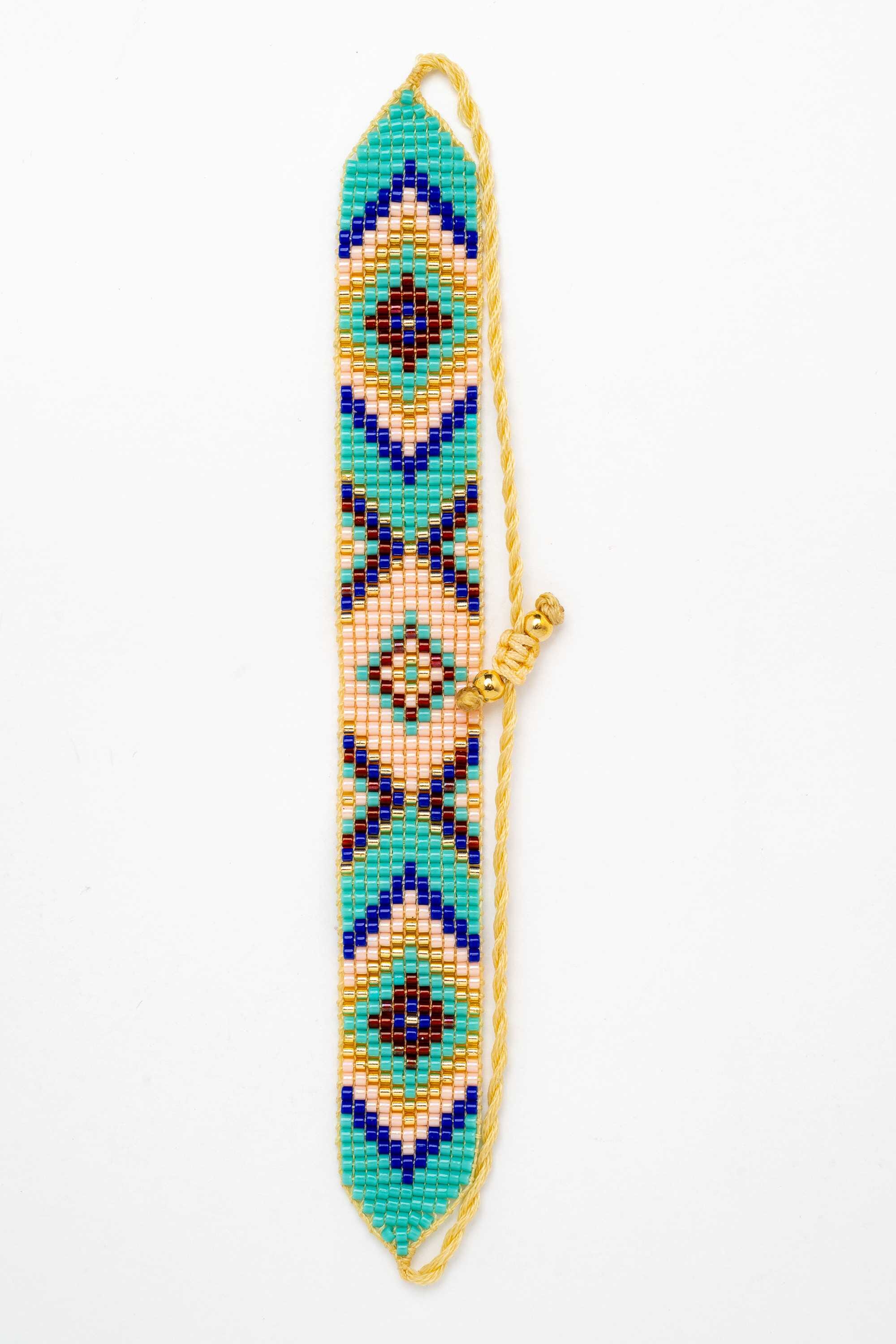 Pulsera en abalorios de cristal miyuki