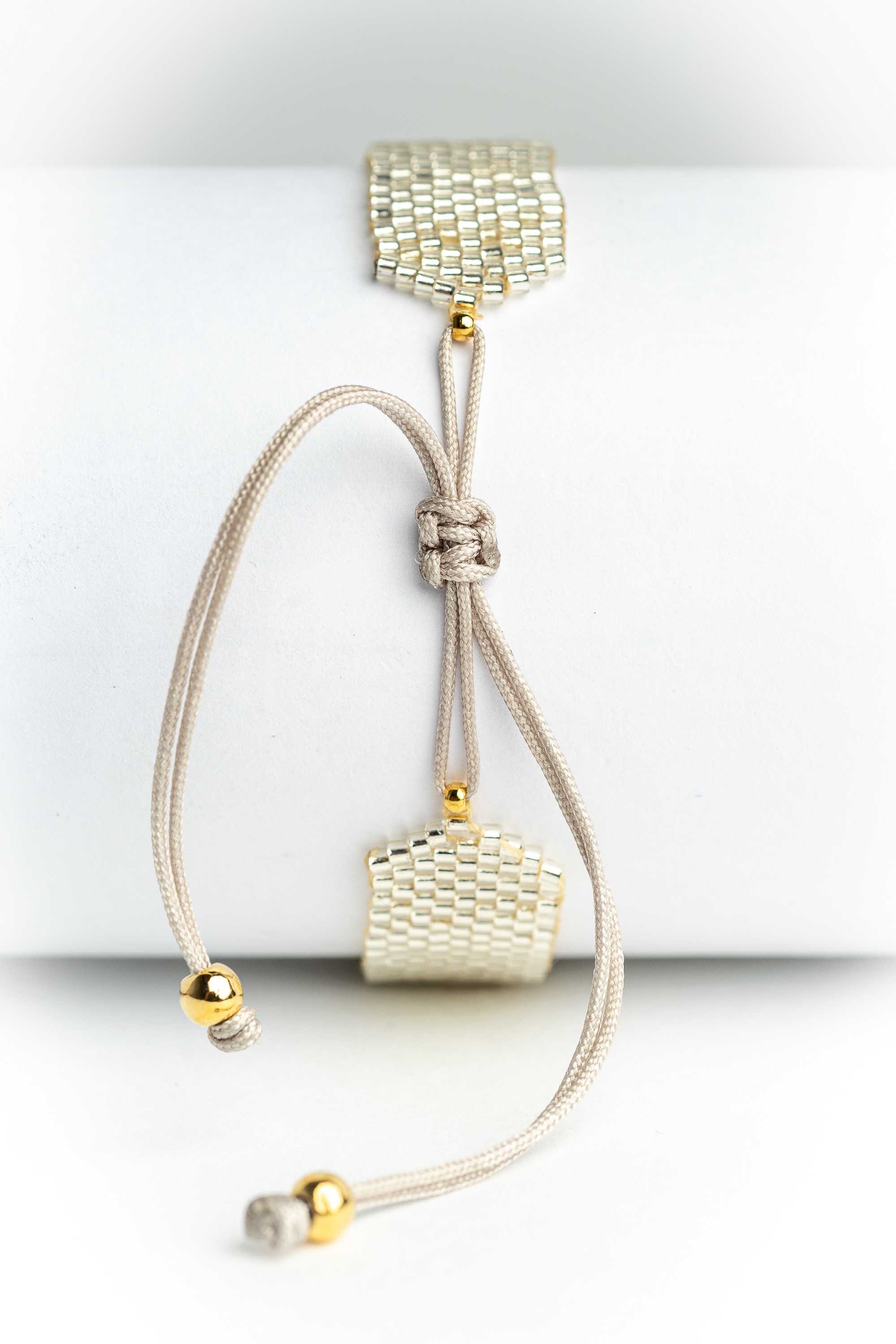 Pulsera en abalorios de cristal miyuki