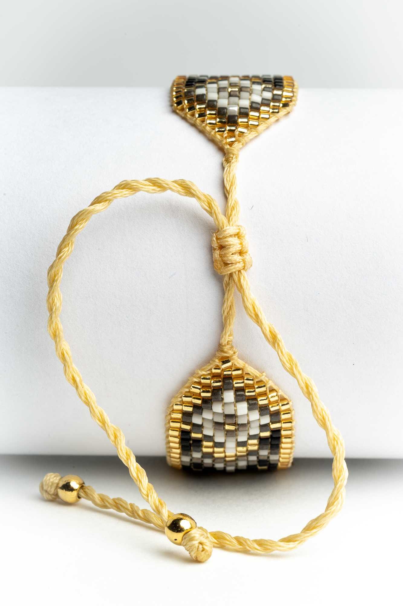 Pulsera en abalorios de cristal miyuki