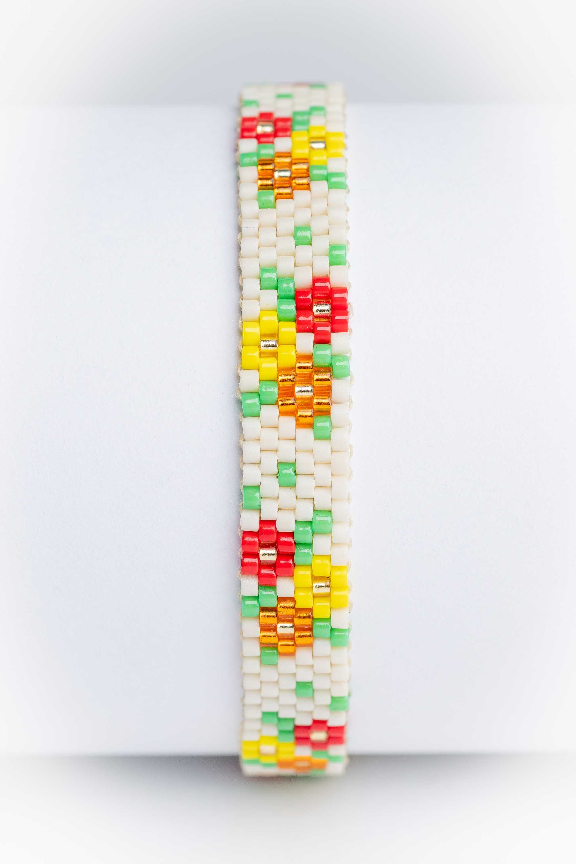 Pulsera en abalorios de cristal miyuki