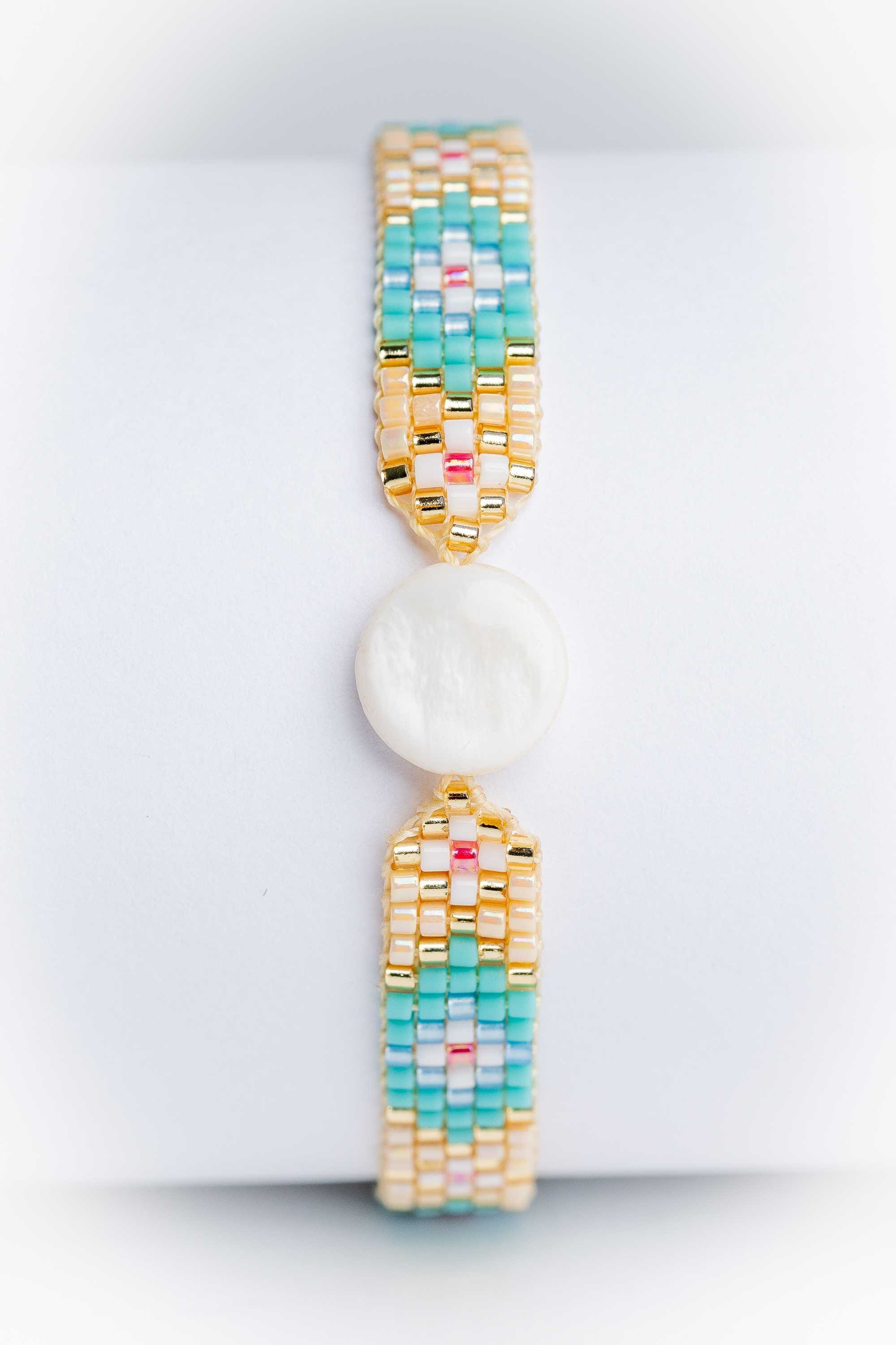 Pulsera en abalorios de cristal miyuki