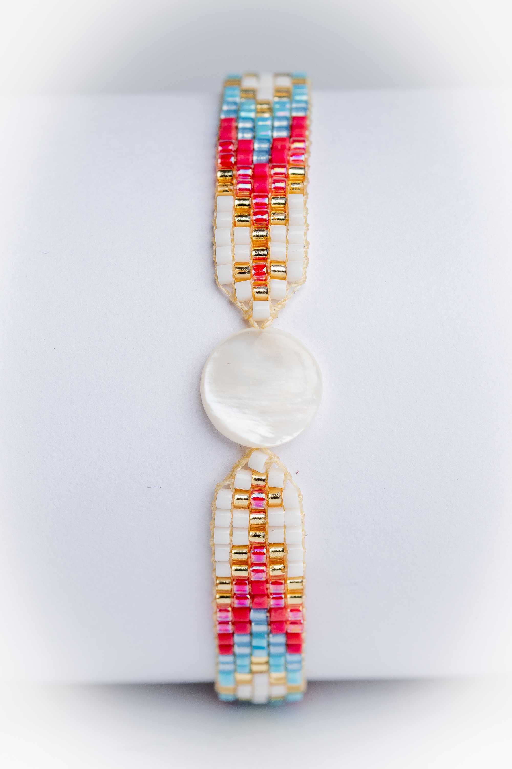 Pulsera en abalorios de cristal miyuki