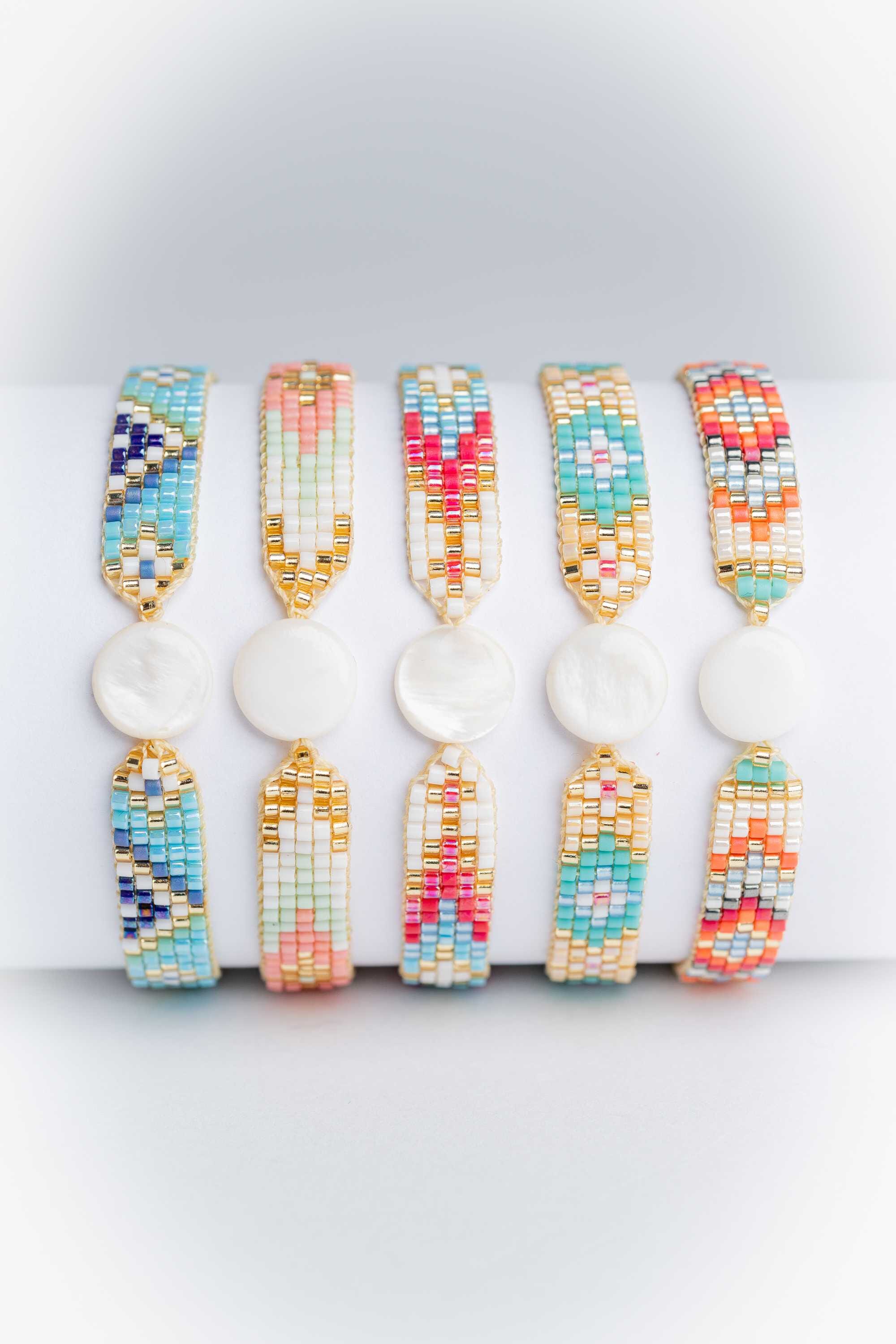 Pulsera en abalorios de cristal miyuki