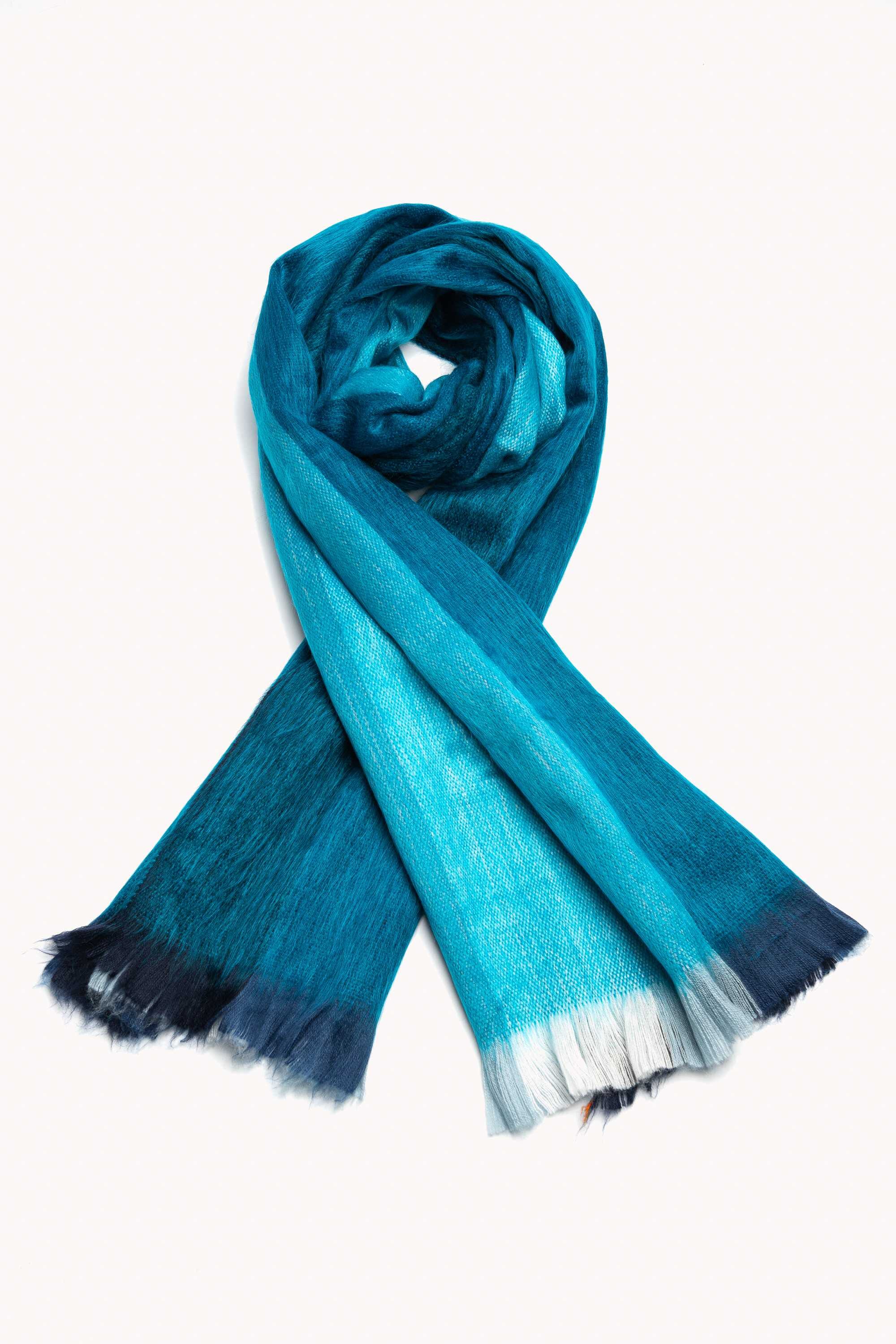 Bufanda en alpaca telar manual