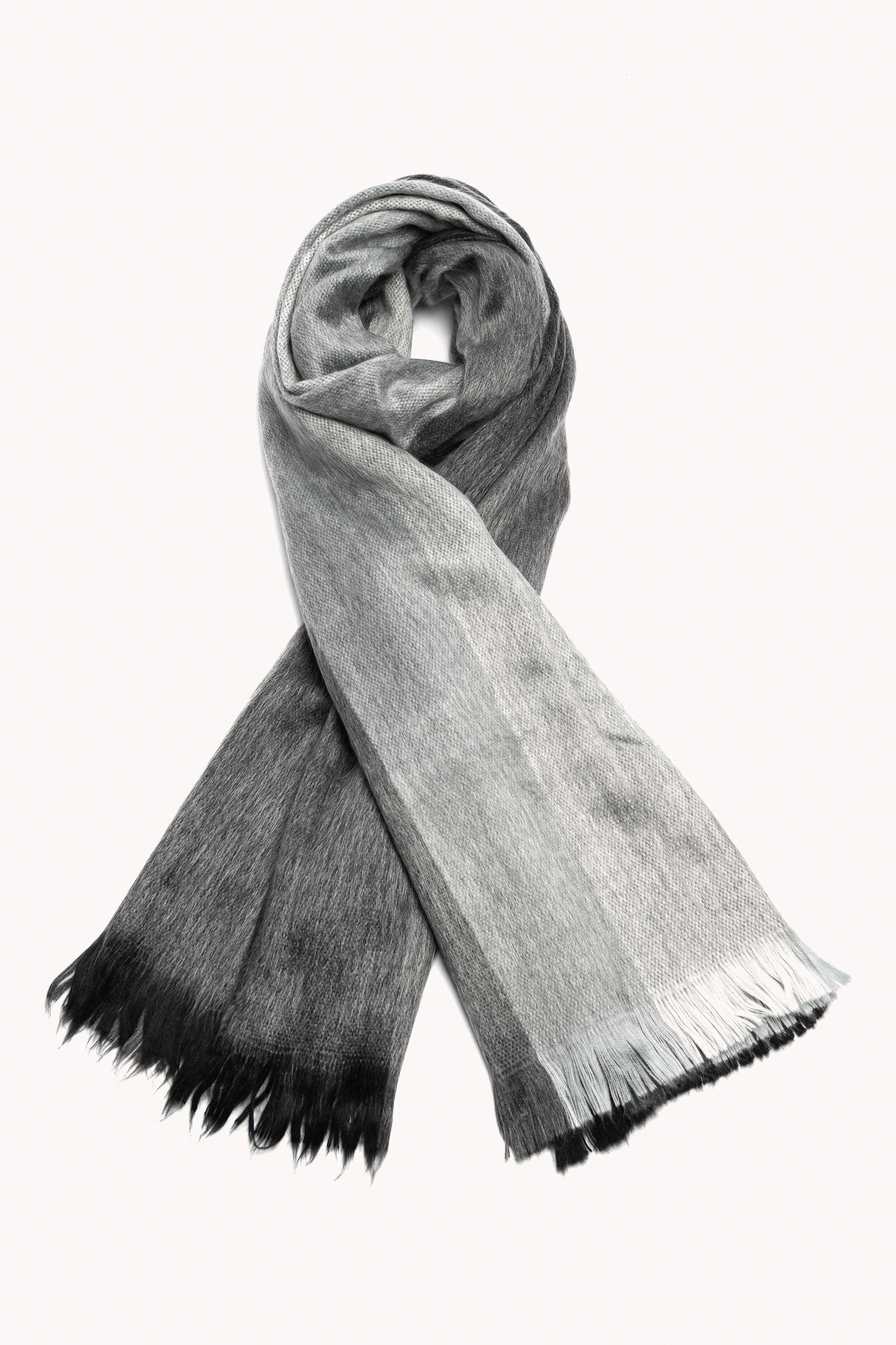 Bufanda en alpaca telar manual