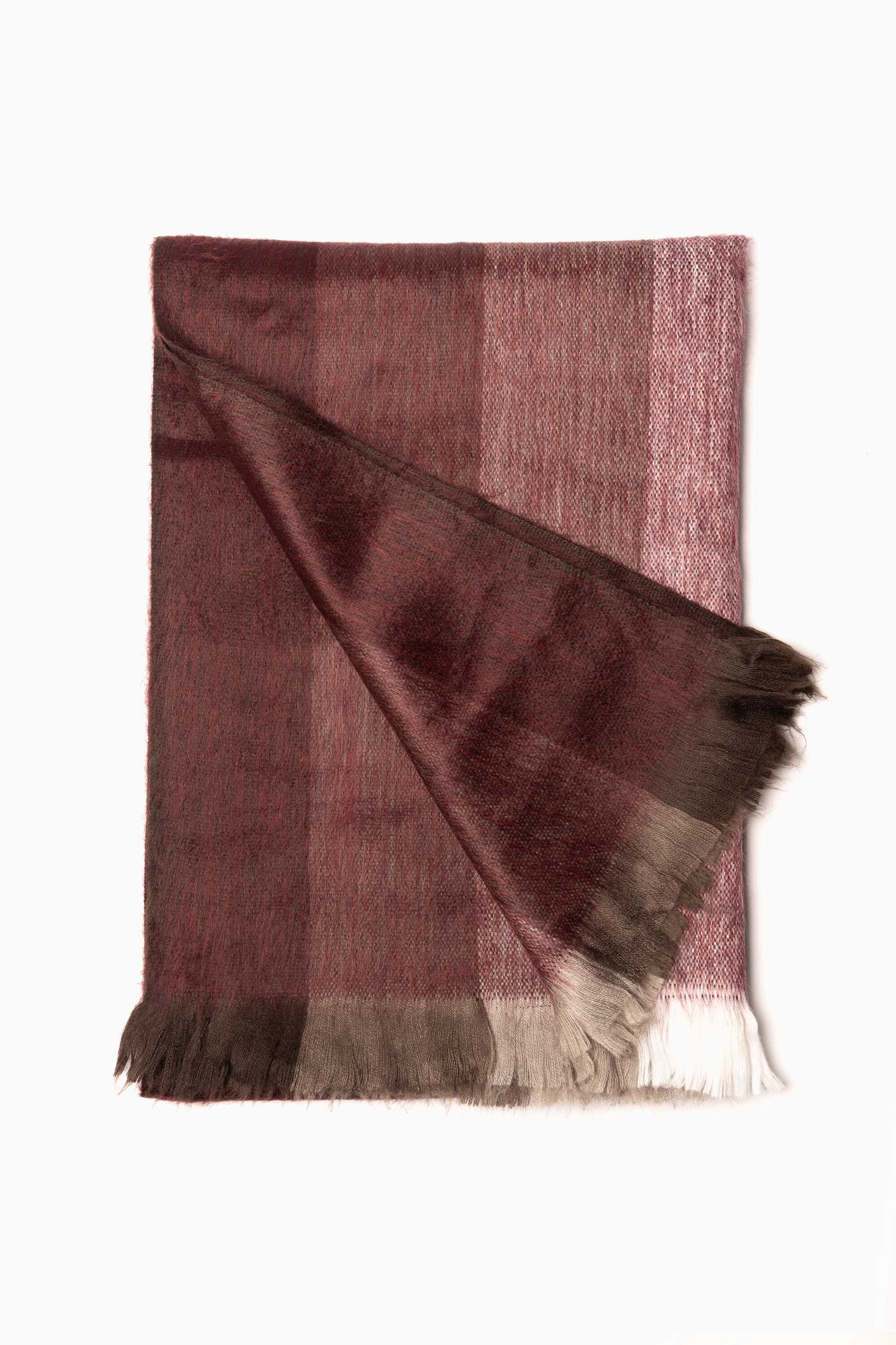 Bufanda en alpaca telar manual