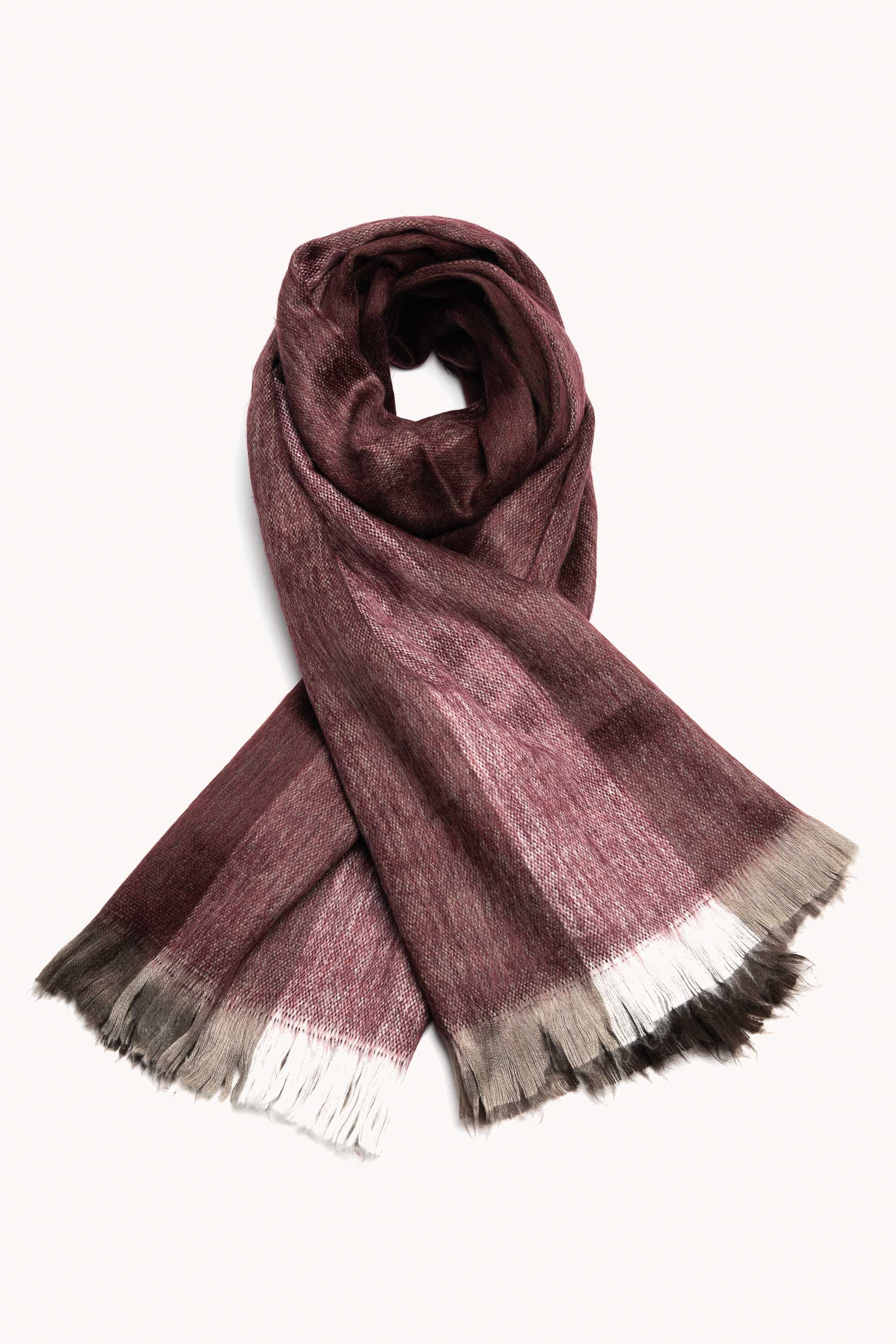 Bufanda en alpaca telar manual