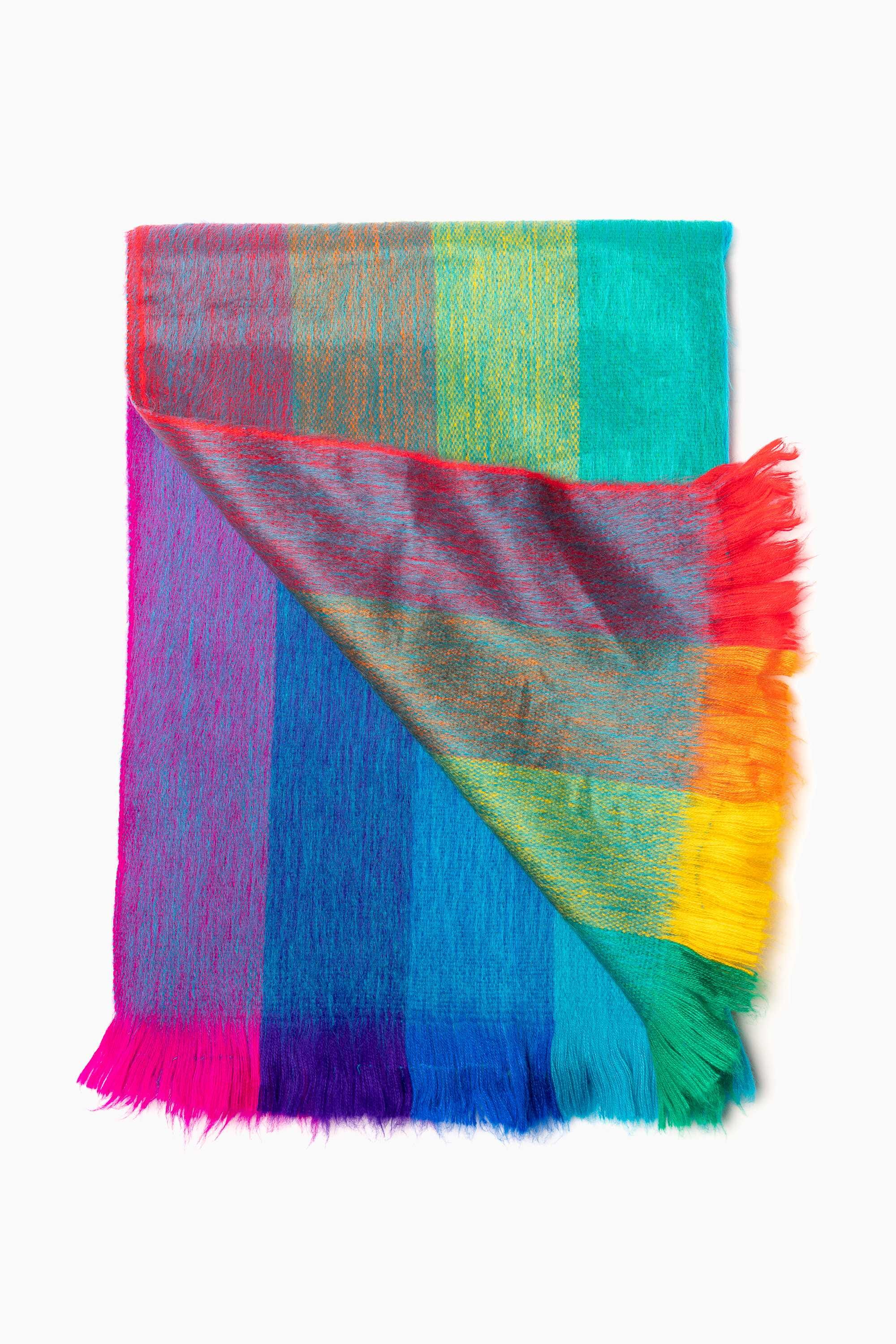 Bufanda en alpaca telar manual