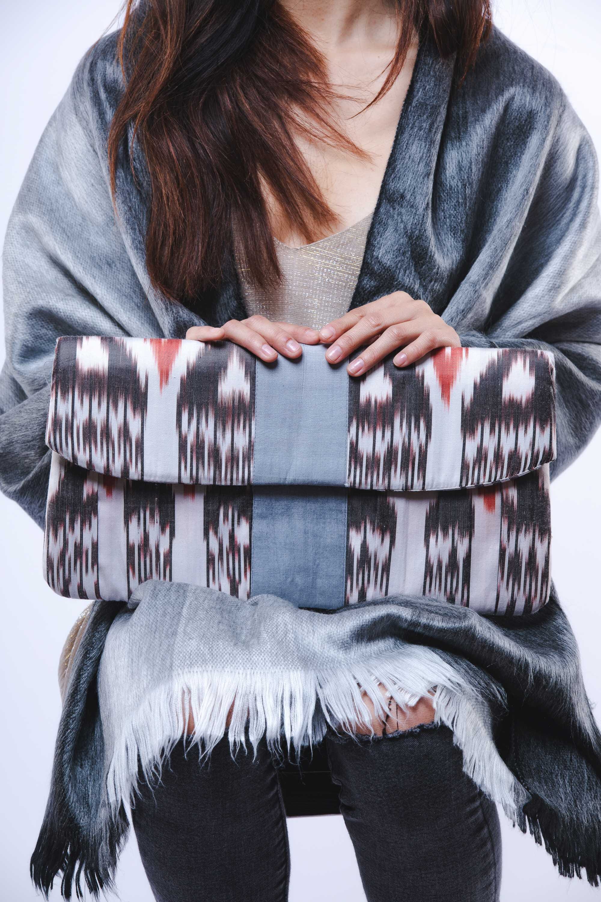 Bufanda en alpaca telar manual