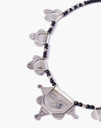 Collar Tuareg de plata de ley 925 y ónix
