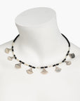 Collar Tuareg de plata de ley 925 y ónix
