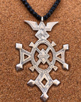 Collar Tuareg de plata de ley 925 y ónix