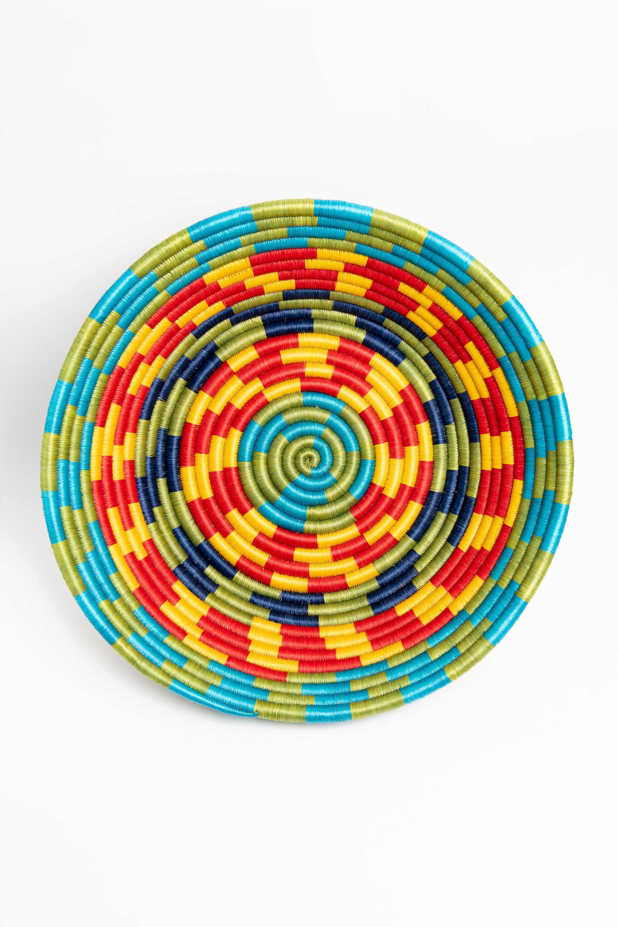 Centro de mesa en paja y fique