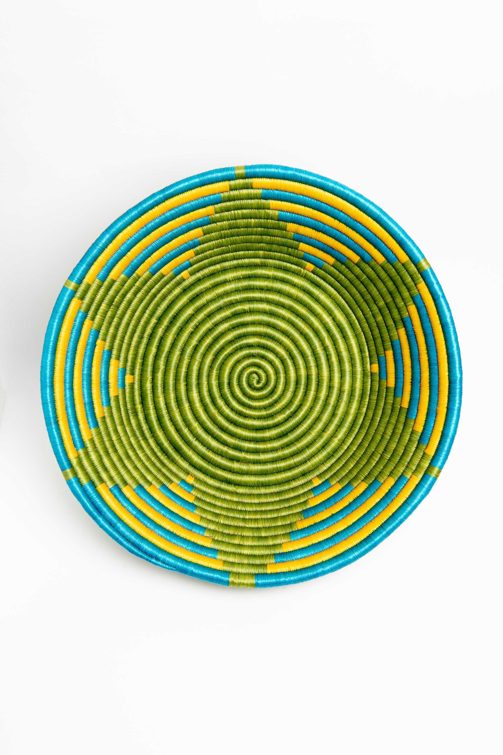 Centro de mesa en paja y fique