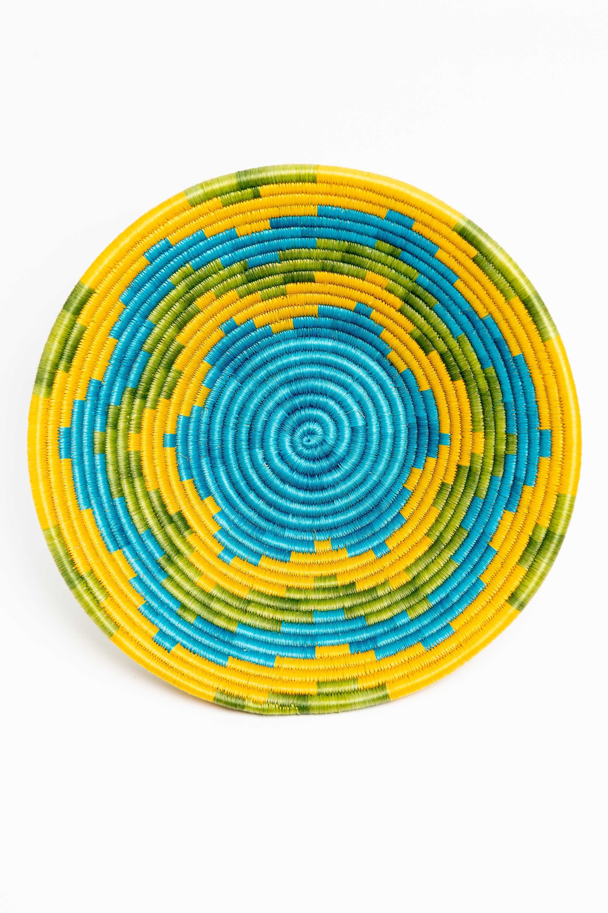 Centro de mesa en paja y fique