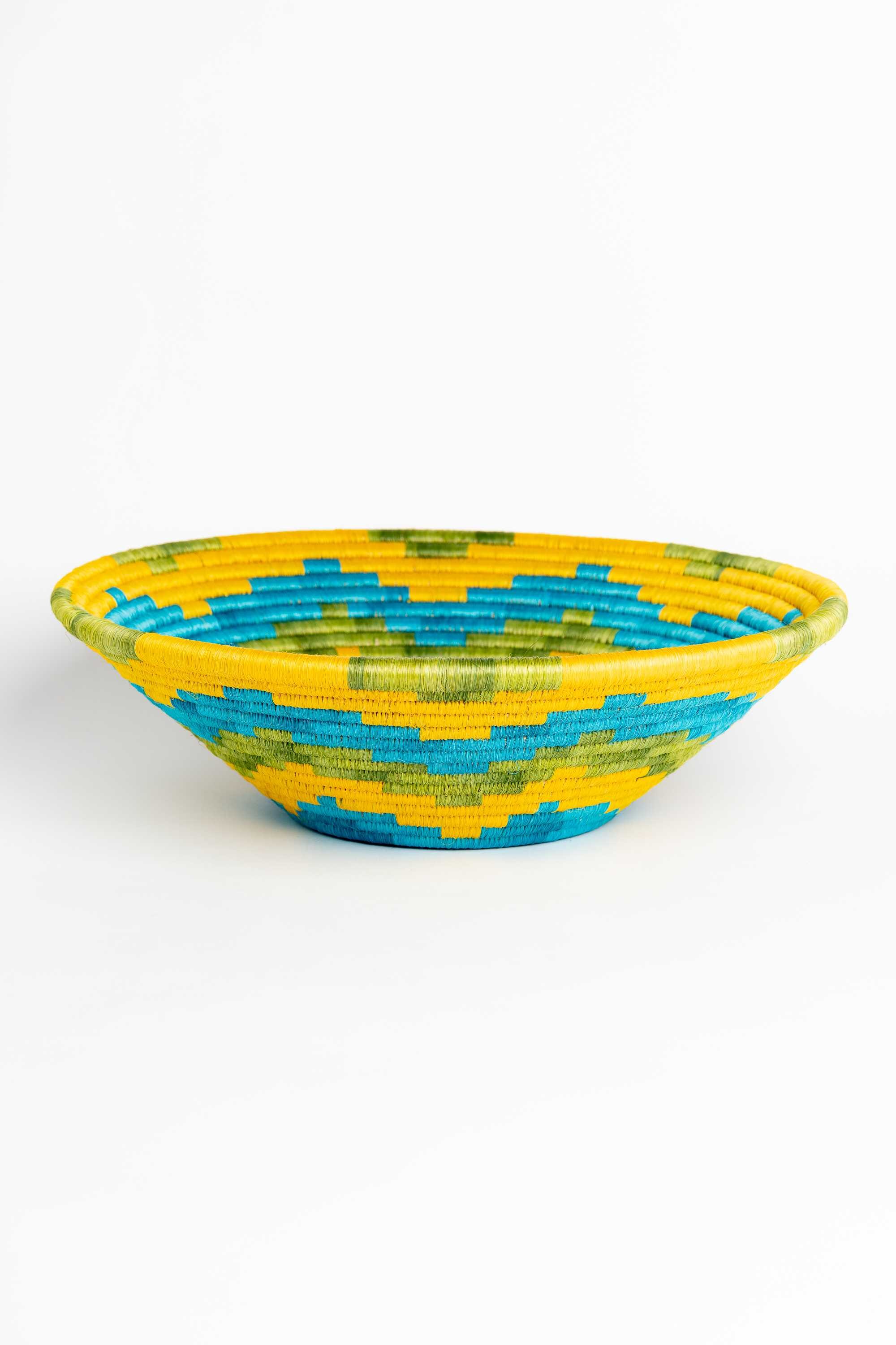 Centro de mesa en paja y fique