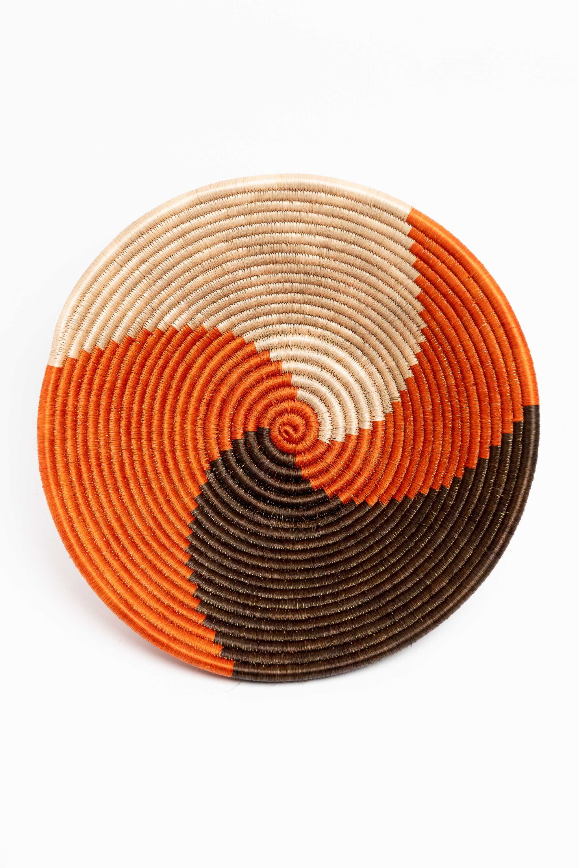 Centro de mesa en paja y fique